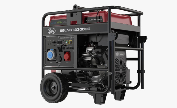 ژنراتور برق SKN SGLNGT23000E سه گانه سوز 17kw