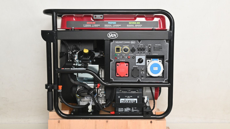 ژنراتور برق SKN SGLNGT15000E سه گانه سوز 11kw